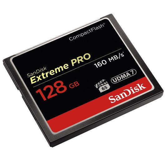 SanDisk Extreme PRO 128GB CompactFlash Memory Card UDMA 7 Speed Up to 160MB/s- SDCFXPS-128G-X46