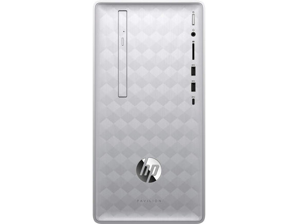 HP Pavilion Desktop (Intel Core i5, 8GB, 1TB HD, DVD Writer, Windows 10 Home, Silver) 590-p0139