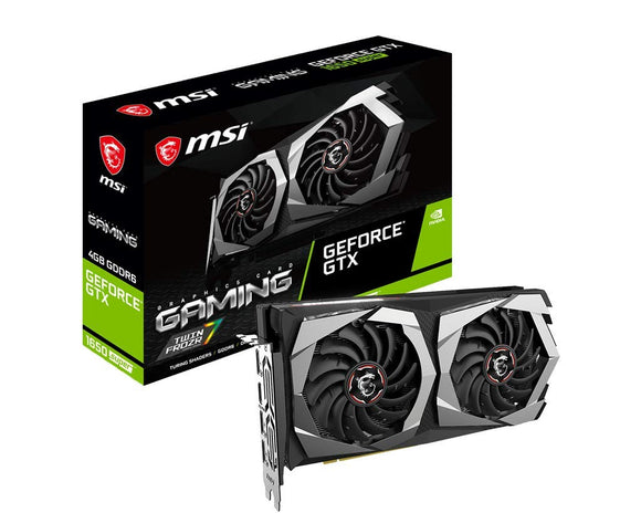 MSI Gaming Geforce GTX 1650 Super 128-Bit HDMI/DP 4GB GDRR6 HDCP Support DirectX 12 Dual Fan VR Ready OC Graphics Card (GTX 1650 Super Gaming X)