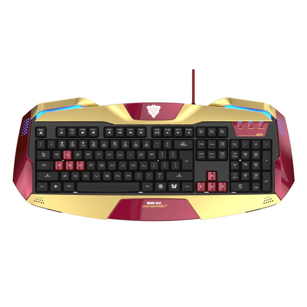 E-Blue - Iron Man Gaming Keyboard (MARVEL North America Offical Licensed)