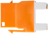 C2G 03795 Cat5e RJ45 Unshielded Keystone Jack, Orange