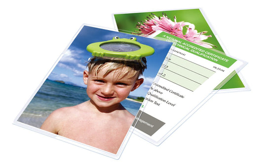ROYAL SOVEREIGN RF03LETR0100 Royal Sovereign, 3 Mil, Letter Size 11.25 x 8.75 x Inches, Thermal Laminating Pouches, Clear Gloss, 100 Pouches