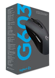 Logitech G603 LIGHTSPEED Wireless Gaming Mouse, Ergonomically Designed, 12,000 DPI (910-005099)