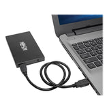 Tripp Lite USB 3.1 Gen 2 (10 Gbps) SATA SSD/HDD to USB C, USB Type C Enclosure Adapter w/UASP Support, Thunderbolt 3 Compatible, USB-C, USB Type-C (U457-025-CG2)