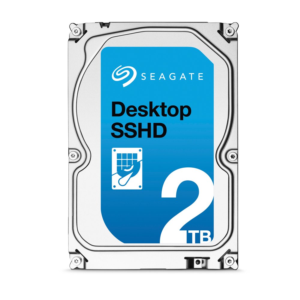 Seagate Desktop 2 TB Solid State Hybrid Drive SATA 6 GB with NCQ 64 MB Cache 3.5 Inch (ST2000DX001)