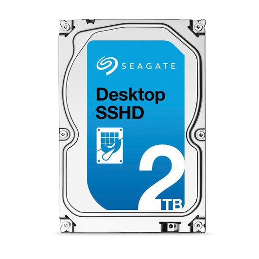 Seagate Desktop 2 TB Solid State Hybrid Drive SATA 6 GB with NCQ 64 MB Cache 3.5 Inch (ST2000DX001)