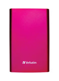 Verbatim 500 GB Store 'n' Go Portable Hard Drive, USB 3.0, Pink  97656