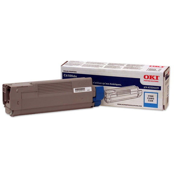Cyan Toner Cartridge 5K for C6100 Series Printers