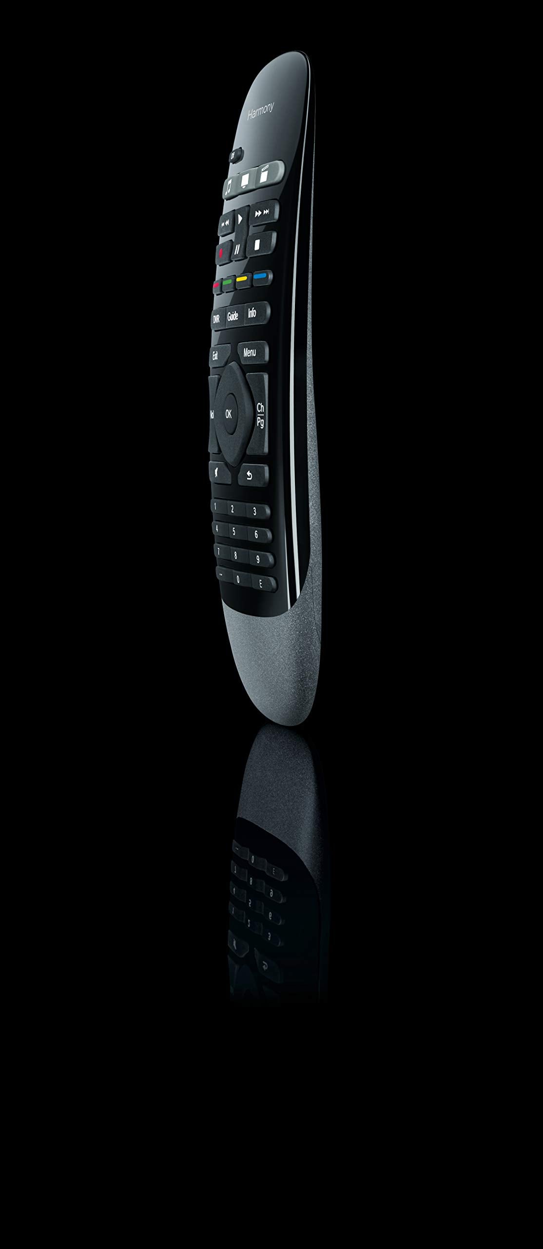 Refurbished Logitech Harmony Smart Control with Smartphone App and Simple All in One Remote - Black
