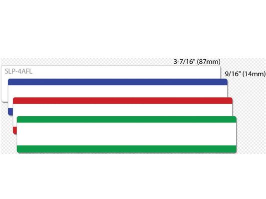 520-Labels 9/16 X 3-7/16 File Folder Gr/Red/Blu/Wht Us#329566