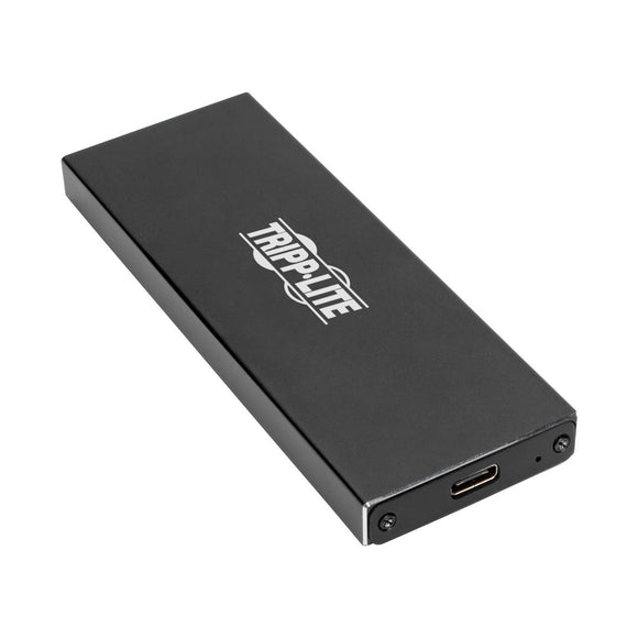 Tripp Lite USB 3.1 Gen 2 (10 Gbps) USB C, USB Type C to M.2 NGFF SATA SSD (B-Key) Enclosure Adapter w/UASP Support, Thunderbolt 3 Compatible, USB-C, USB Type-C (U457-1M2-SATAG2)
