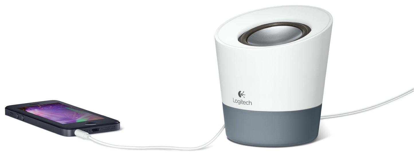 Logitech Multimedia Speaker Z50 for Smartphone, Tablet and Laptop, Grey