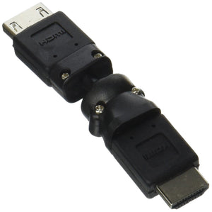 C2G 40928 360° Rotating HDMI Male to HDMI Female Adapter, Black