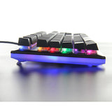 EBLUE Mazer Mechanical Gaming Keyboard - Led Backlit - Computer PC & MAC Pro Gamers - 12 Multimedia Shortcut Keys