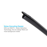 Cyber Acoustics USB Plug & Play Desktop Unidirectional Noise Cancelling Computer Microphone/Mic, for PC and Mac Laptops, Compatible with Windows/Mac, Ideal for Voice Recordings, Skype (CVL-1084)