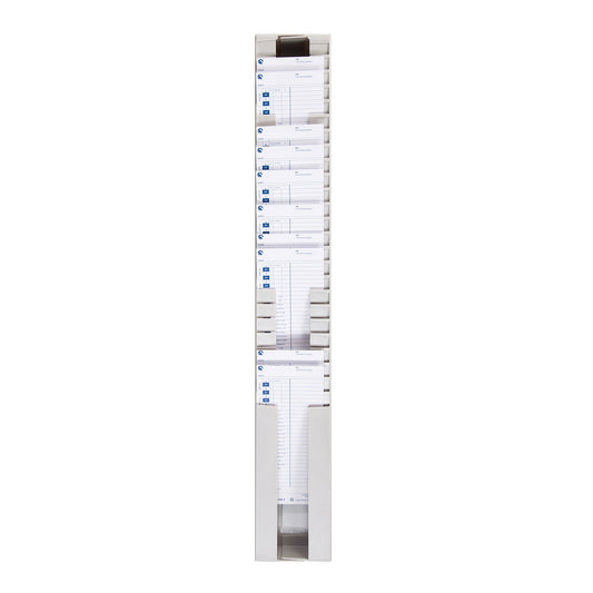 Pyramid 400-3 Adjustable Time Card Rack, 25 Pocket