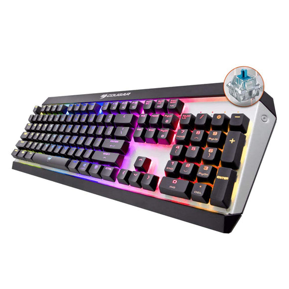 Cougar 37ATRM3MB.1002 Attack X3 RGB Mechanical Keyboard, Blue