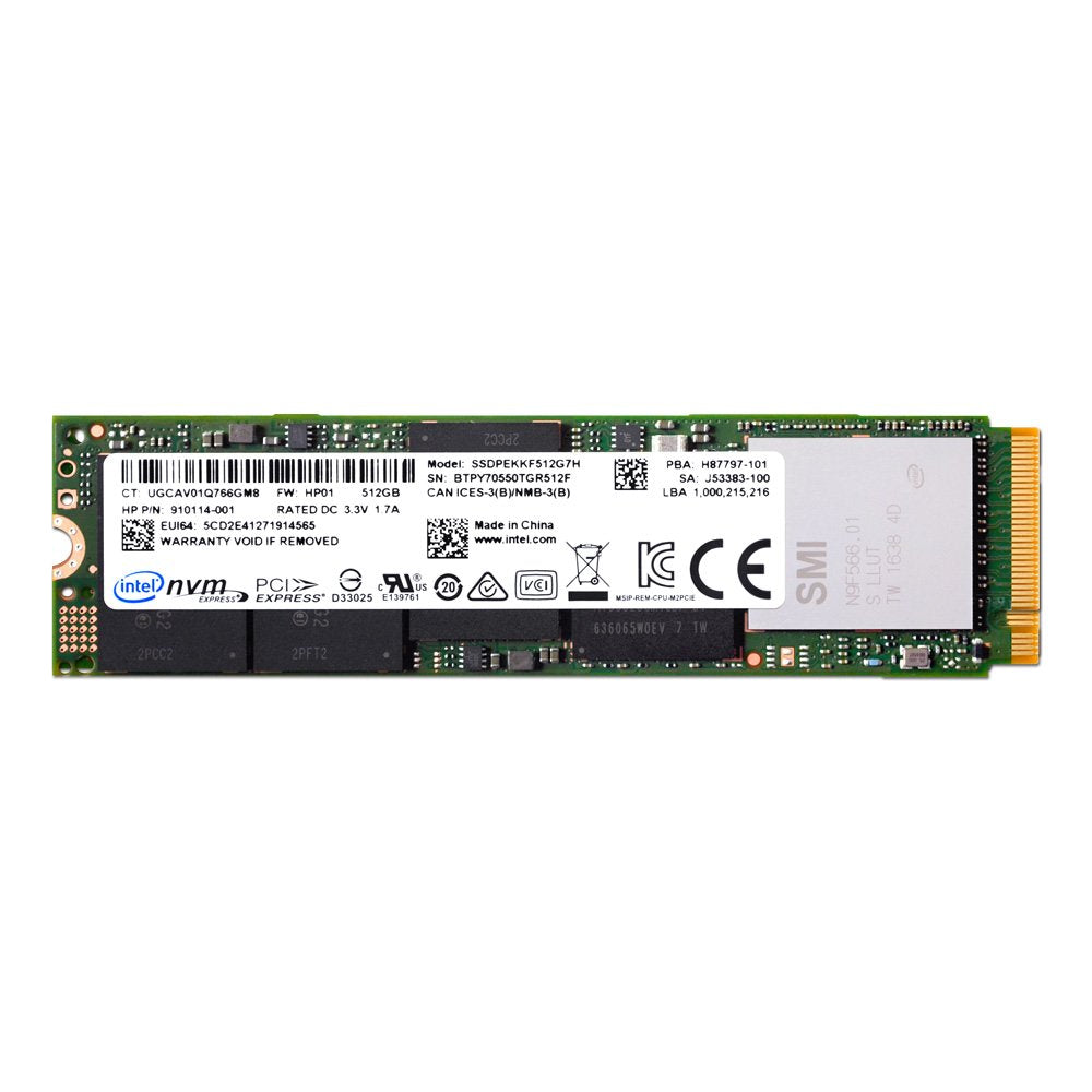 Intel SSD Pro 6000p Series 512GB, M.2 80mm PCIe 3.0 x4, 3D1, TLC, AES 256 bit SED