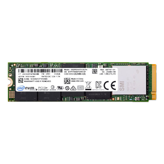 Intel SSD Pro 6000p Series 512GB, M.2 80mm PCIe 3.0 x4, 3D1, TLC, AES 256 bit SED