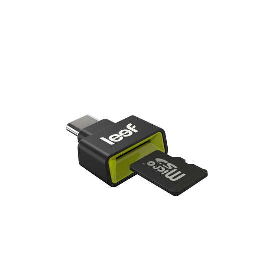 Leef LACC00KK000A1 Leef Access-C - Type-C MicroSD Card Reader (USB-C) for Android Phones, Tablets, MacBook, Drones, and All Type-C Devices,