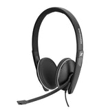Sennheiser SC 165 USB (508317) - Double-Sided (Binaural) Headset for Business Professionals | with HD Stereo Sound, Noise-Cancelling Microphone, USB Connector (Black)