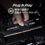 HyperX Fury 8GB 2666MHz DDR4 CL16 DIMM 1Rx8  Black