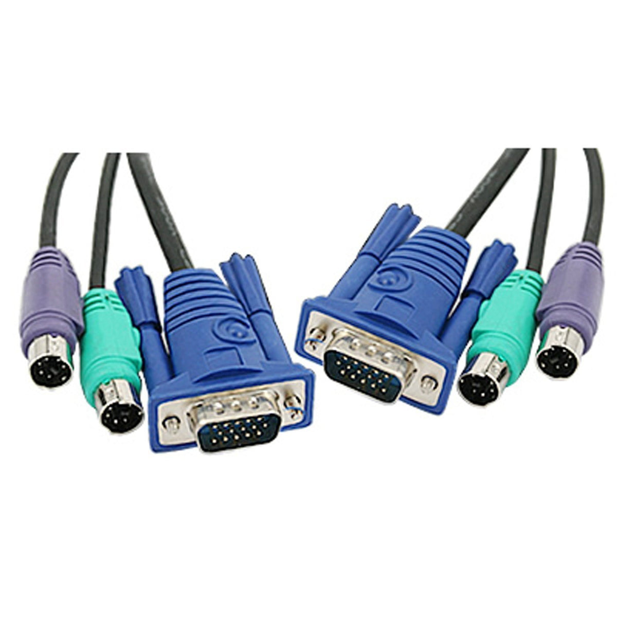 Cisco-Linksys KVM Switch Cable 3-in-1 PS2 Keyboar Mouse and VGA Male to Male