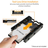 ICY DOCK Dual Tool-Less Dual 2.5 to 3.5 HDD Drive Bay SSD Mounting Bracket Kit Adapter - EZ-Fit Lite MB290SP-B
