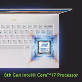 Acer Swift 7 Thin & Lightweight Laptop 14" FHD IPS Touch Display in a Thin .10" Bezel, 8th Gen Intel Core i7-8500Y, 16GB LPDDR3, 512GB PCIe NVMe SSD, Back-lit Keyboard, Windows 10 - SF714-52T-73CQ