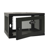 Tripp Lite SRW6UKD 6U Wall Mount Rack Enclosure Server Cabinet, Knock Down, 16.5" Deep, Switch Depth