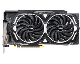 MSI Gaming Radeon Rx 590 256-Bit DP/HDMI/DVI 8GB GDRR5 HDCP Support DirectX 12 Dual Fan 2-Way Crossfire VR Ready Graphics Card (RX 590 Armor 8G OC)