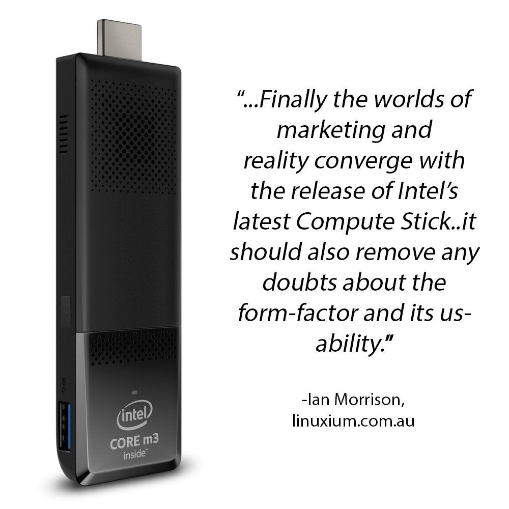Intel Compute Stick CS325 Computer with Intel Core m3 processor (BOXSTK2m3W64CC)