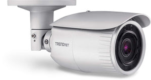 TRENDnet Indoor/Outdoor 4 MP, Motorized Varifocal PoE IR Network Camera, Auto-Focus, Optical Zoom, Digital WDR, Night Vision up to 100ft, IP66 Rated Housing, ONVIF, IPv6, TV-IP344PI