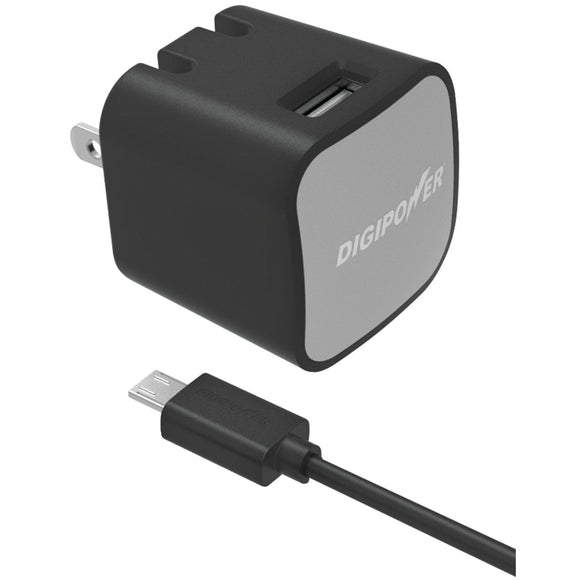 DIGIPOWER Instasense 2.4 Amp Single Port Usb Wall Charger Retail Packaging