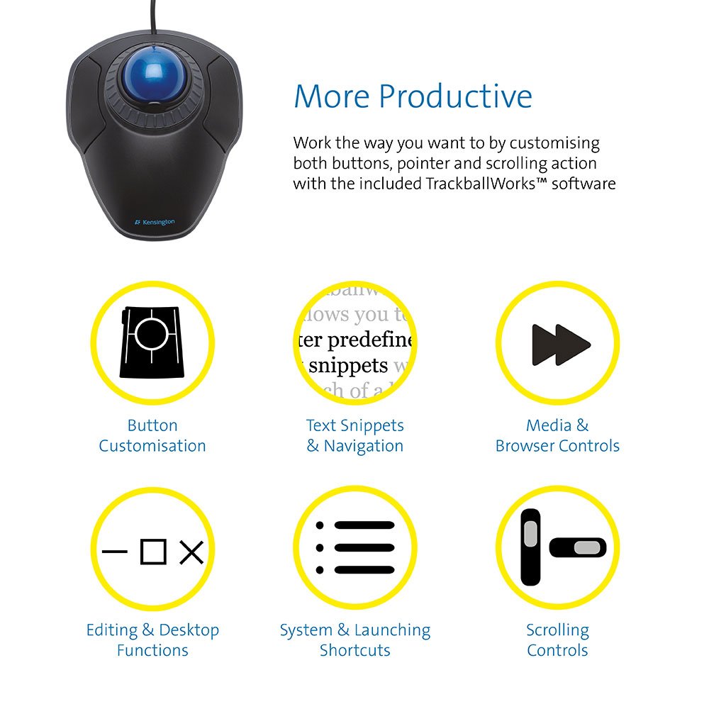 KMW72337 - Orbit Trackball with Scroll Ring
