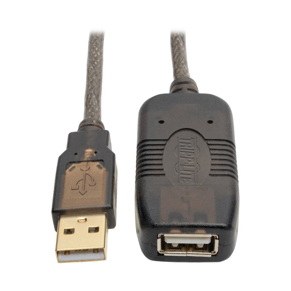 Tripp Lite Active USB 2.0 Extension Cable USB-A M/F 25ft 25' 7.6M (U026-025)