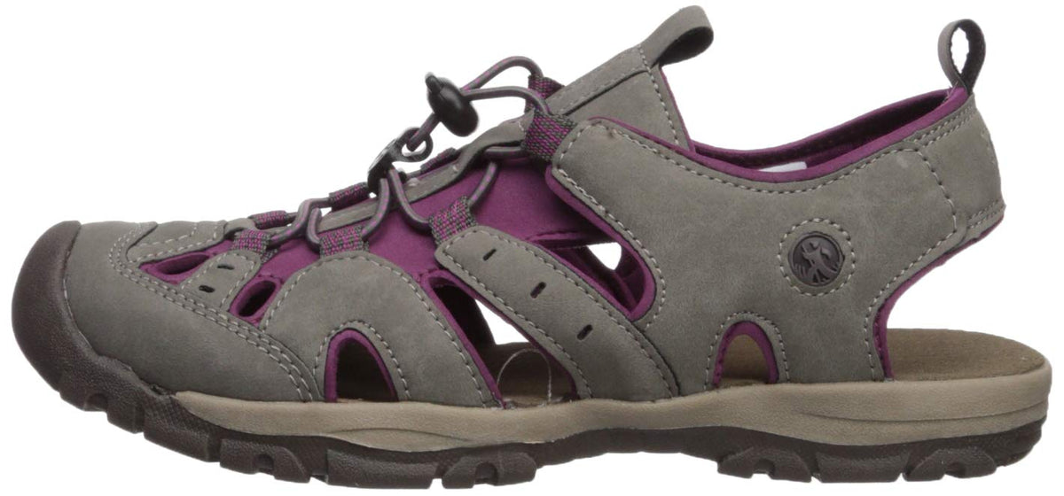 Northside Women's Burke II Sandal, Stone/Berry, 9 M US