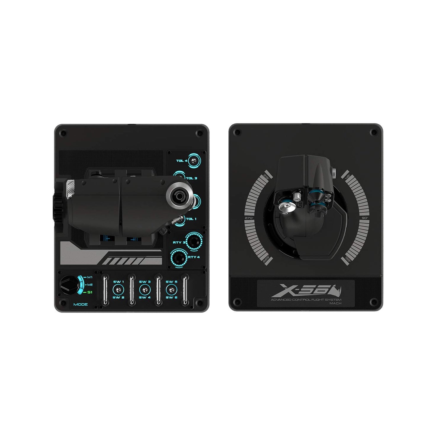 Logitech 945-000058 G X56 H.O.T.A.S. RGB Throttle and Stick Simulation Controller for VR Gaming