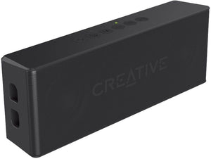 Creative MUVO 2 Portable Water-resistant Bluetooth Speaker with Built-in MP3 Player (Black)