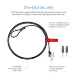 Kensington 8589664637 Clicksafe Keyed Laptop Lock, Retail Packaging