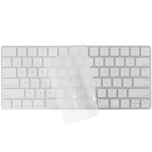 Macally Keyboard Cover Skin for Apple Wireless Magic Keyboard Ultra Thin Clear Soft TPU Type Dust Proof Protector