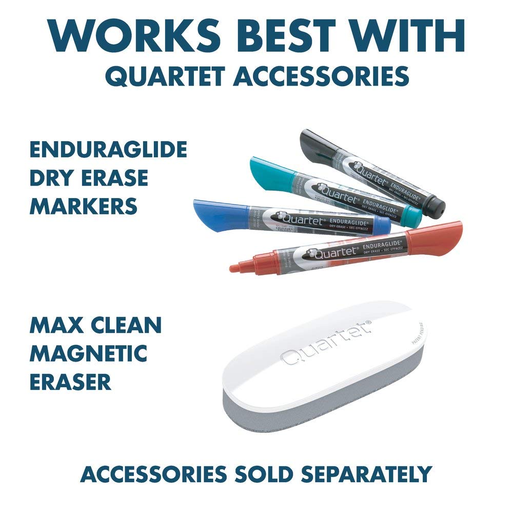 Quartet Whiteboard/Dry Erase Board, Magnetic, 3-Feetx2-Feet, Fusion Nano-Clean, Silver Aluminum Frame (NA3624F)