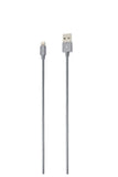 iStore Braided Lightning Aluminum Sync/Charge Cable, 4 Feet, Space Grey (ACC994CAI)