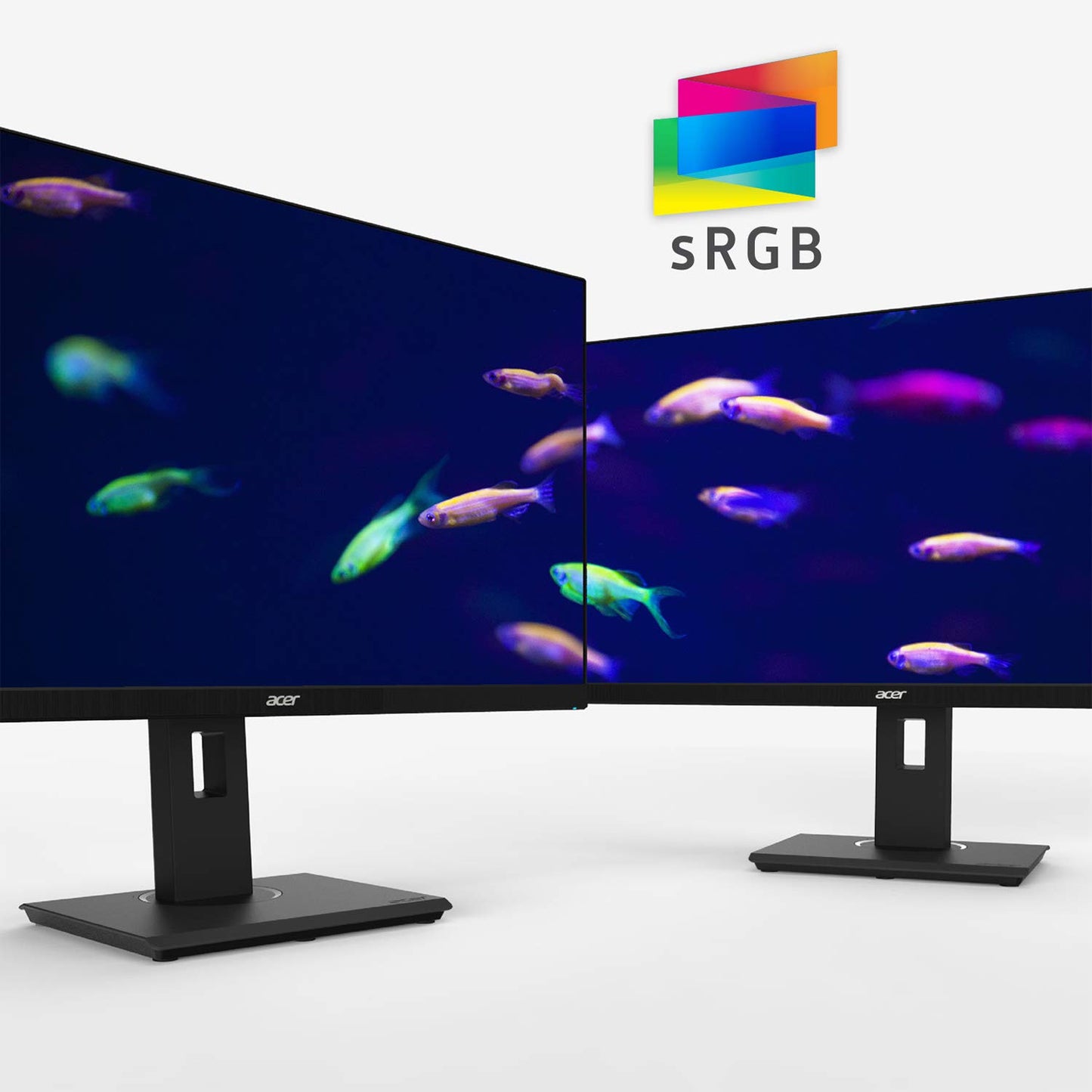 Acer B247W bmiprzx 24" Full HD (1920 x 1200) IPS Monitor - 4ms Response Time | 16:10 Aspect Ratio (Display, HDMI & VGA Ports)