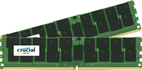 Crucial 32GB Kit (16GBx2) DDR4-2133 MT/S (PC4-2133) CL15 dual ranked x4based ECC Registered Server Memory CT2K16G4RFD4213
