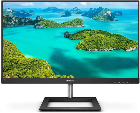 Philps Computer Monitors Philips 278E1A 27 inch Frameless Monitor, 4K UHD IPS, 109% sRGB, Speakers, VESA, 4Yr Replacement Warranty