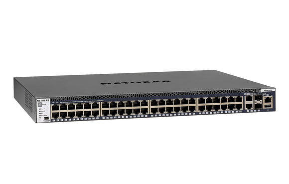 Netgear M4300-52G 48x1G 2x10GBASE-T 2xSFP Plus Stackable Switch for Intelligent Edge (GSM4352S-100NES)