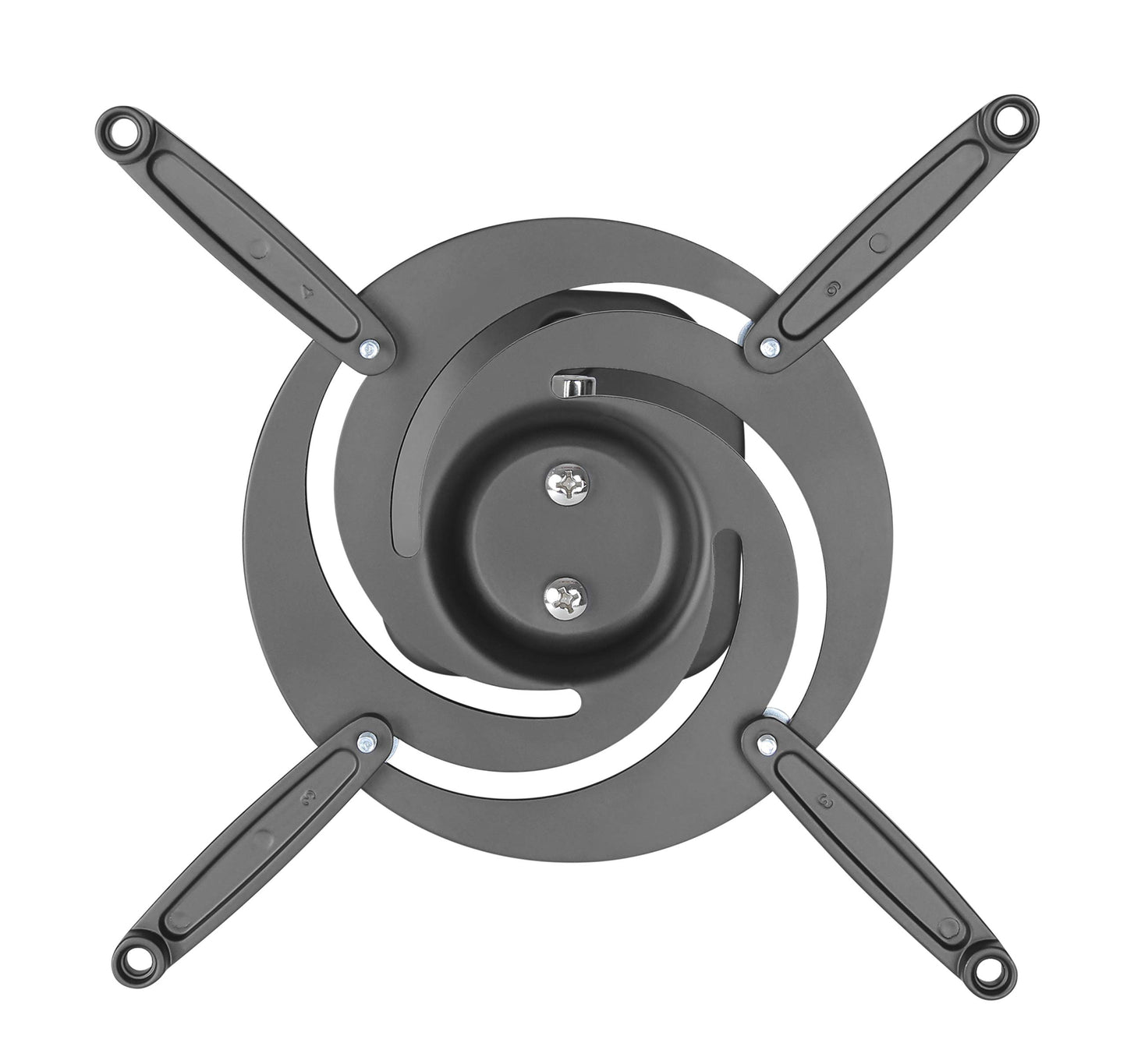 AMER Projector Mount - Universal Ceiling Bracket LCD DLP Tilt 360° Swivel 30lbs (Black)