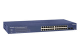 NETGEAR 24-Port Gigabit Ethernet Smart Managed Pro PoE Switch (GS724TP) - with 24 x PoE+ @ 190W, 2 x 1G SFP, Desktop/Rackmount, and ProSAFE Limited Lifetime Protection