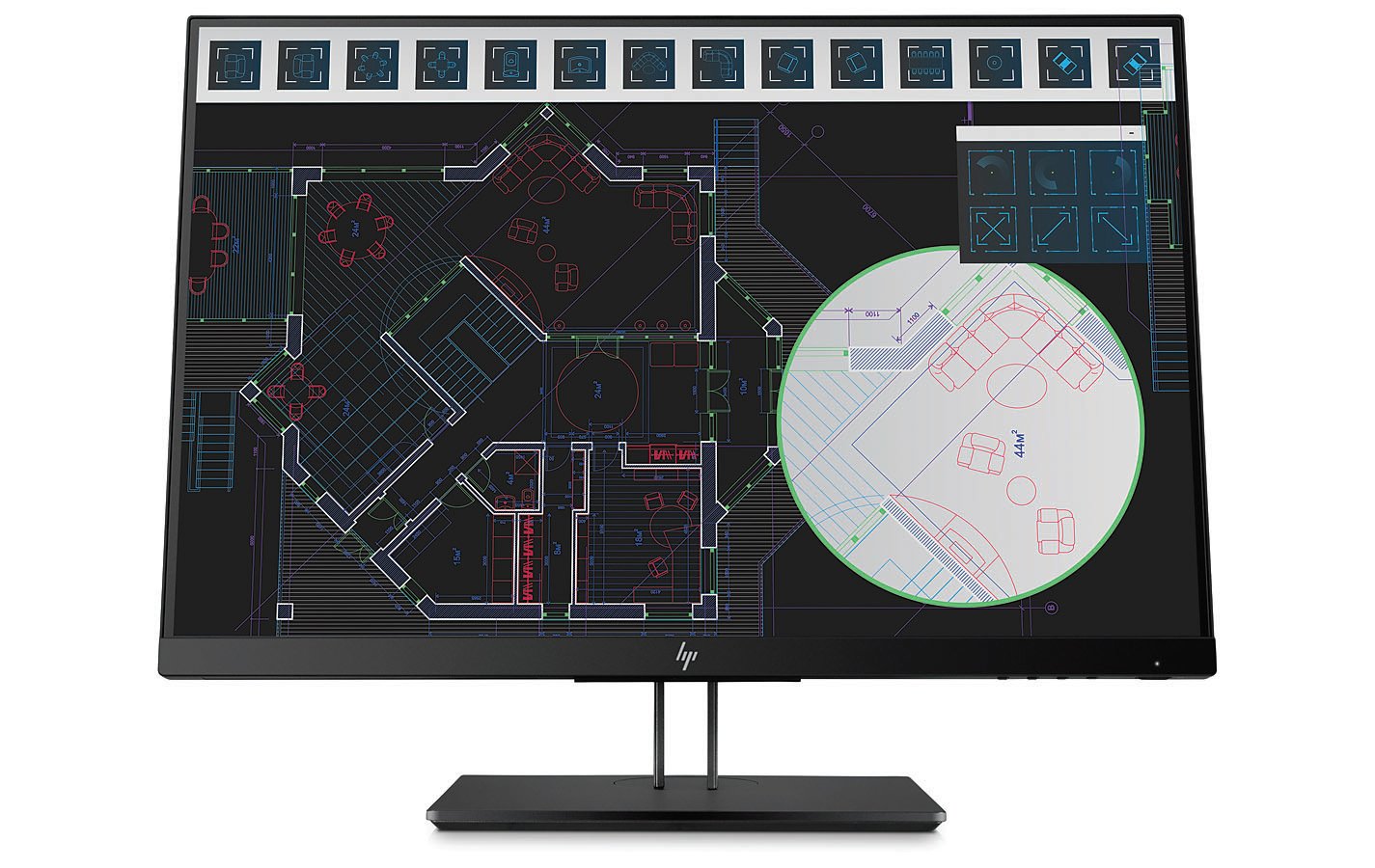 HP ZASOT Business Z24i G2 24" LED LCD Monitor - 16:10-5 ms GTG
